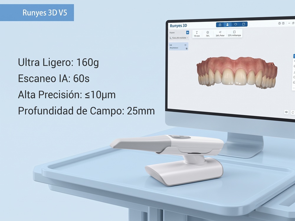 Escáner Intraoral Runyes 3DS V5 con Inteligencia Artificial